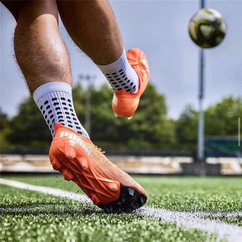 BUKEORE Store 4/6 Pairs Grip Soccer Socks Anti Slip Non Slip Men's Athletic Socks for Football Basketball Sports - Image 4